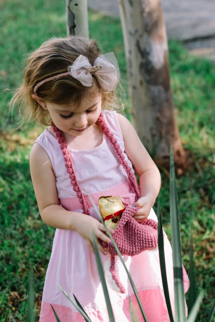 Easter crochet pattern for Bobble Bunny Bag
